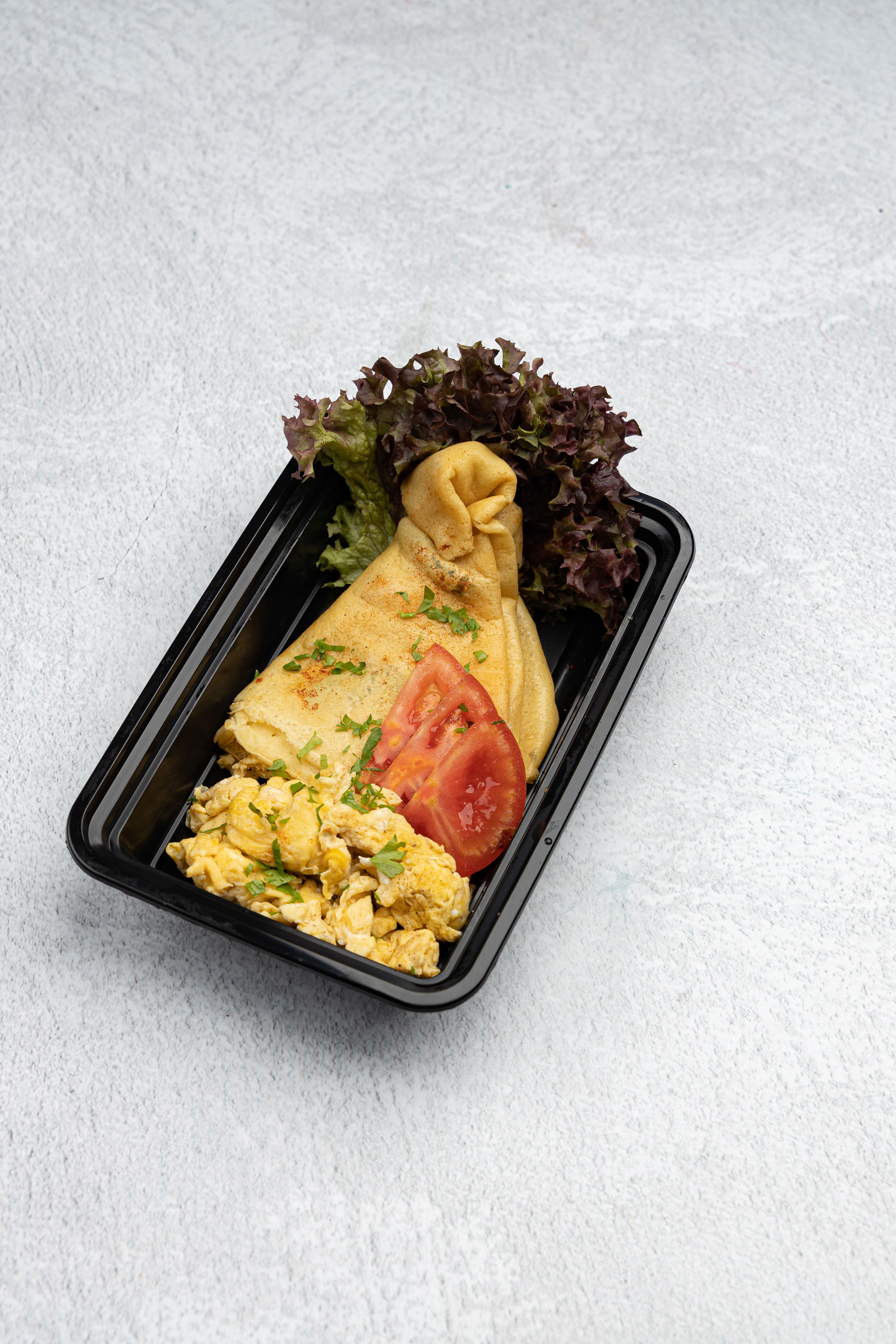 CHEESE AND VEGGIE CREPE